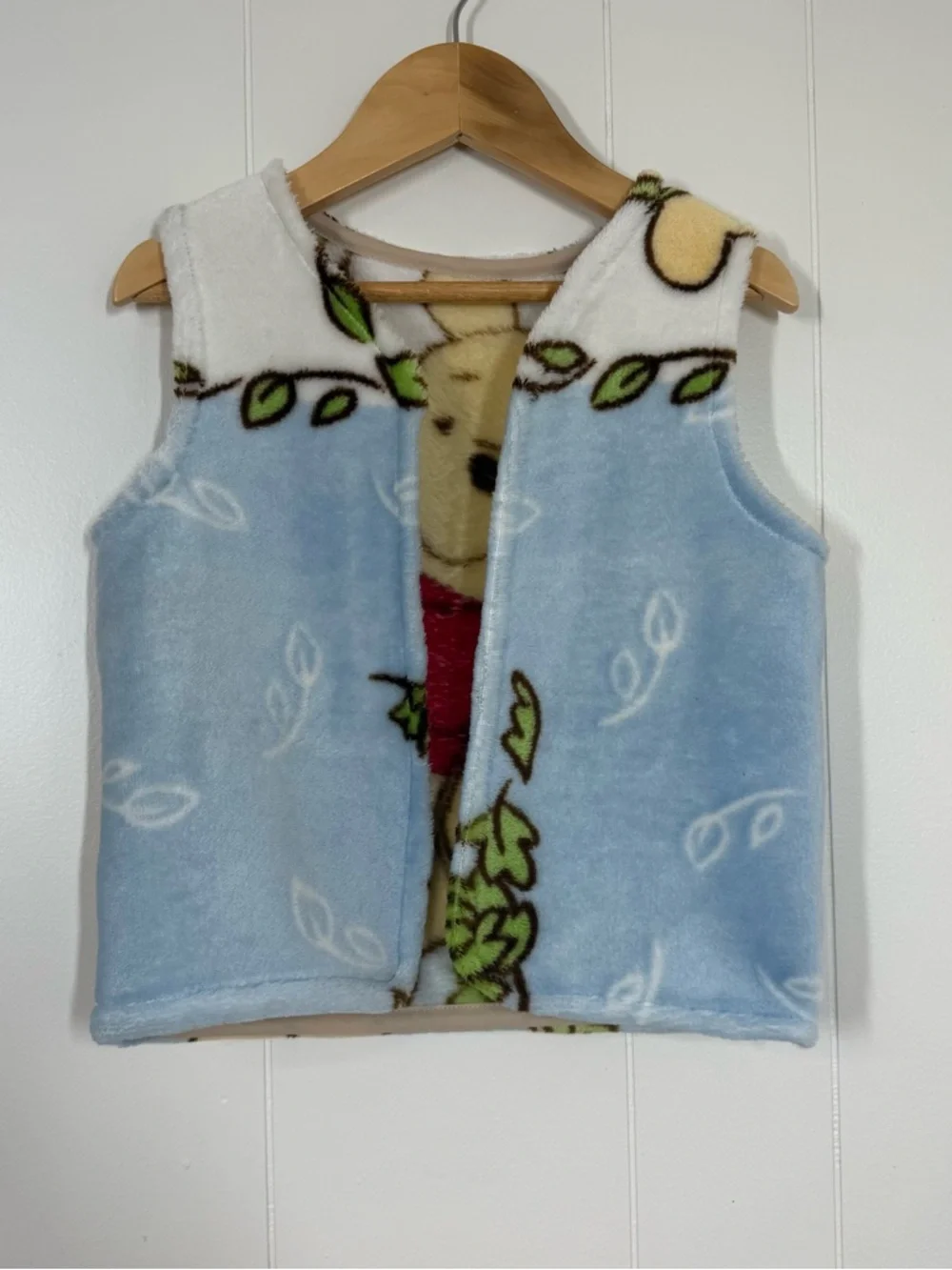 Remi Lyn & Co. Handmade Winnie The Pooh Plush Vintage Blanket Vest
